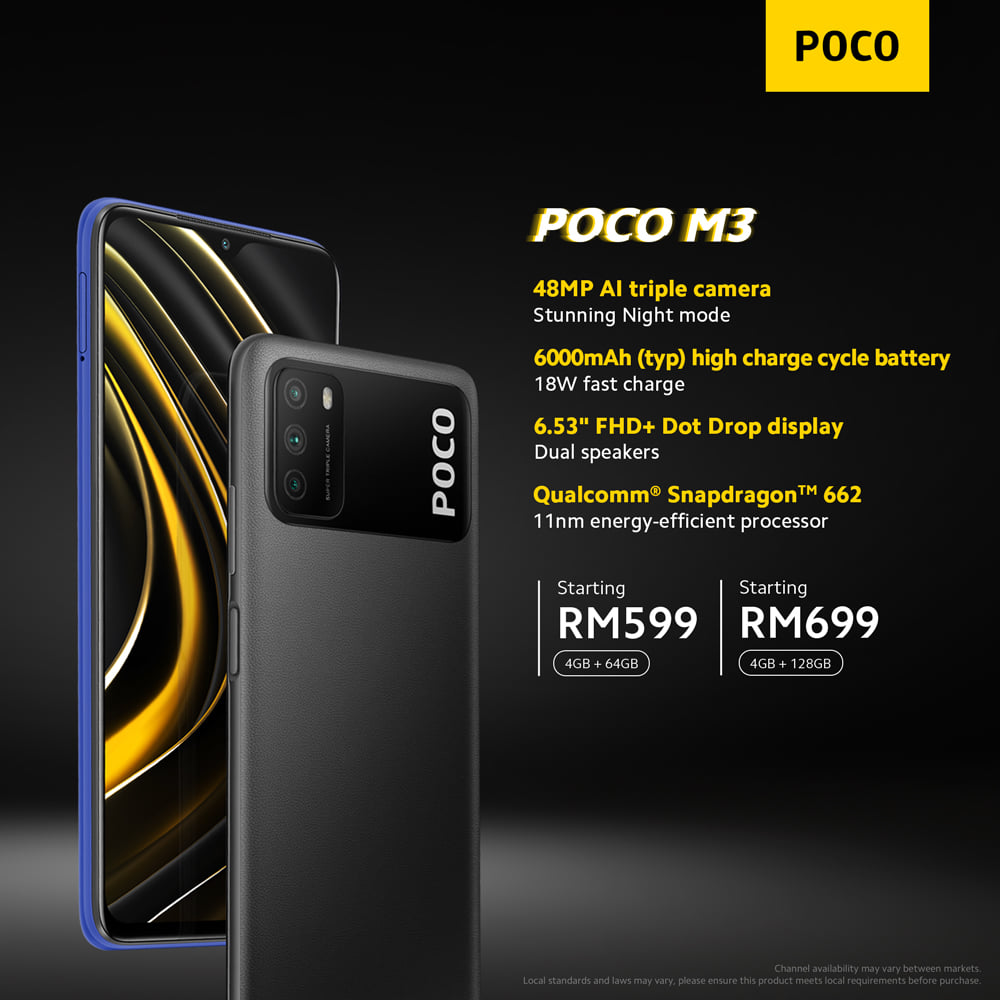 POCO M3 Rasmi Pada Harga Bermula RM599