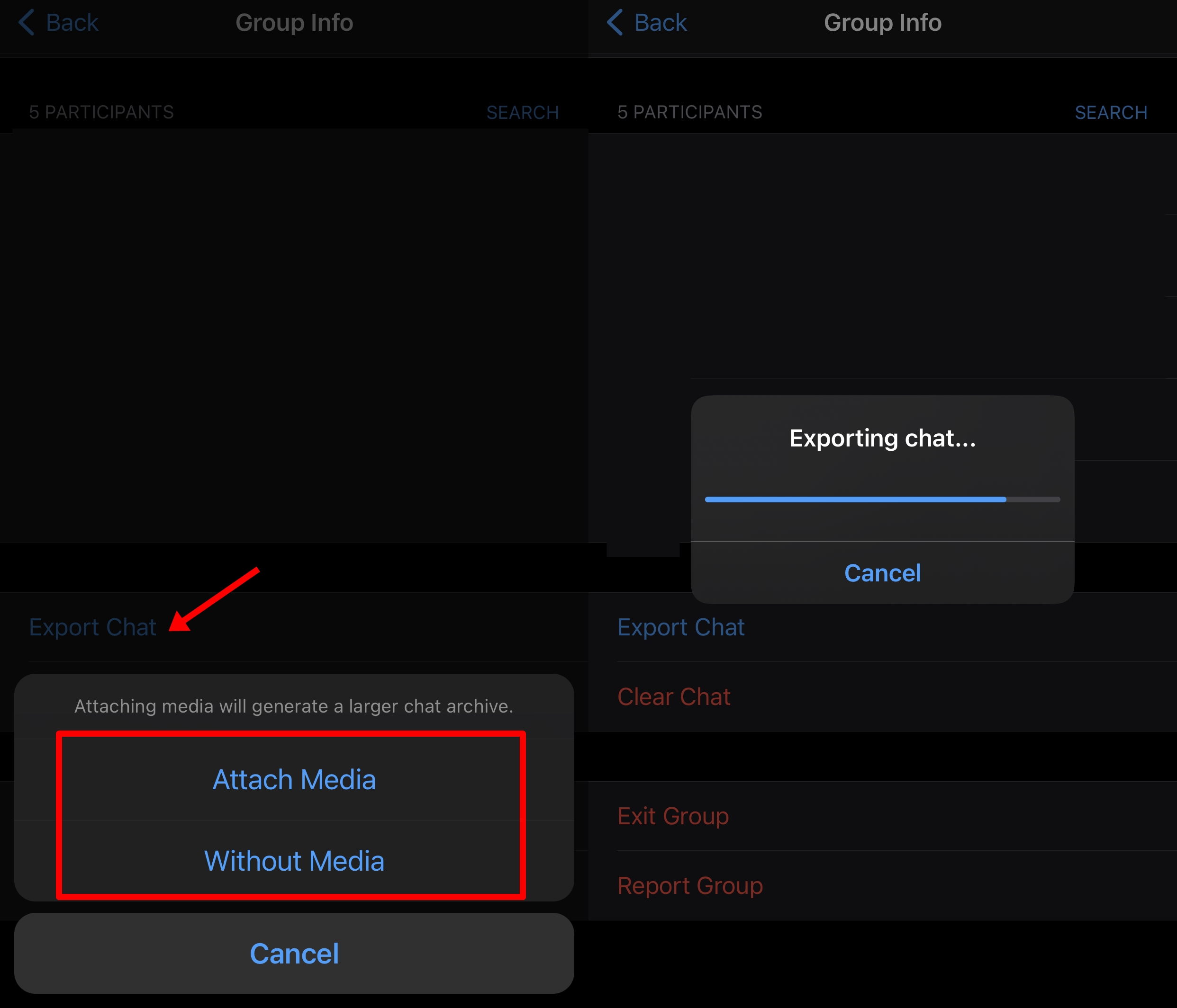 import chat WhatsApp ke Telegram